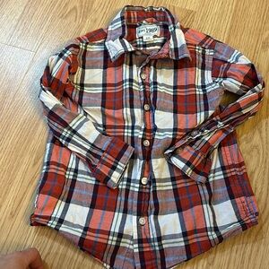Place 1989 2T plaid button down​​